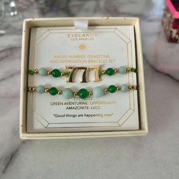Eye Candy LA Gemstone Bracelet Set - Picture 3 of 5